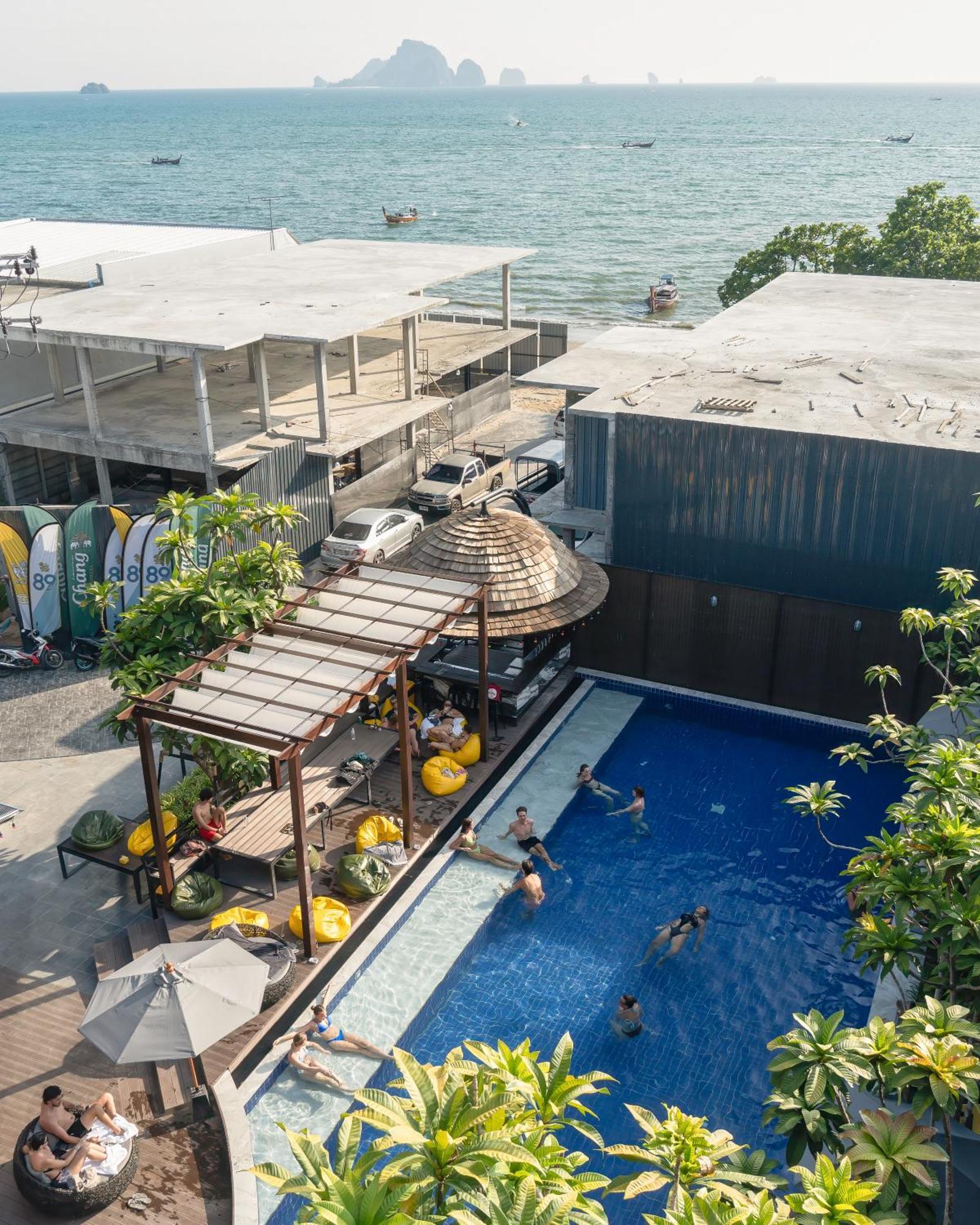 Sea Beach Hostel & Club Aonang Beachfront Ao Nang Extérieur photo